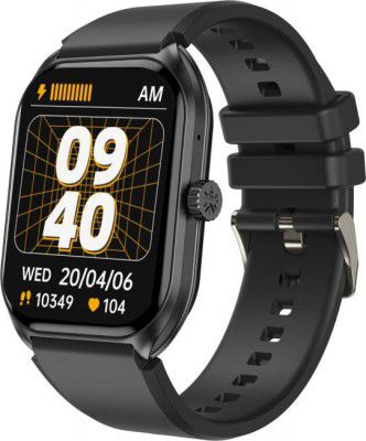 Cult Ace X1 2.04 Amoled Display Bluetooth Calling Smartwatch (Black Strap, Free Size)