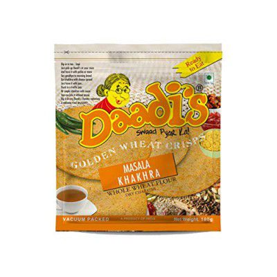 Daadis Golden Wheat Crisps Masala Khakhra (Pack of 3)