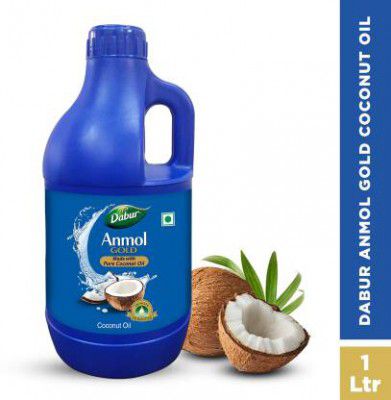 Dabur Anmol Gold 100% Pure Coconut Oil | Nariyal tel | Natural | Multipurpose Hair Oil