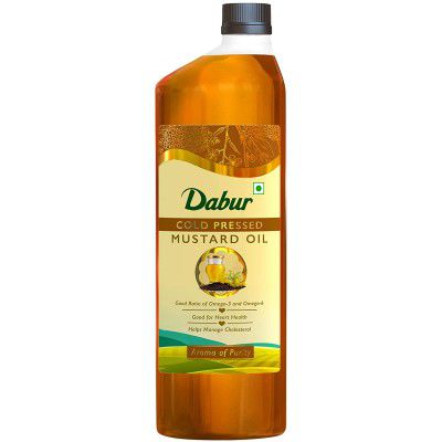 Dabur Cold Pressed Mustard Oil - 1 L