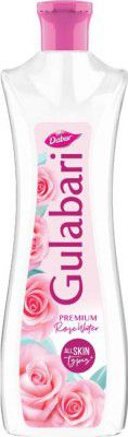 Dabur Gulabari Premium Rose Water | No Paraben | Cleanses, Hydrates & Moisturises Skin Women (250 ml)