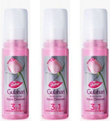 Dabur Gulabari Rose Glow face Cleanser : Cleanse , Moisturise , Refresh Makeup Remover (300 ml)