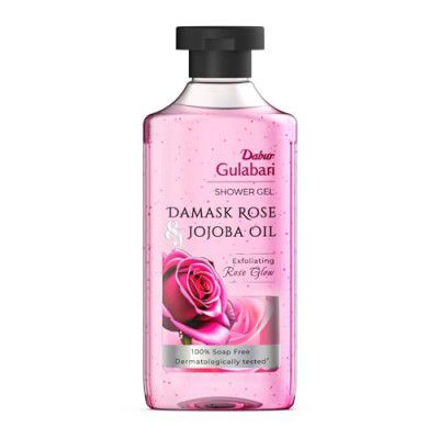 Dabur Gulabari Shower Gel - Damask Rose & Jojoba Oil - 250ml | 100% Soap free Body wash