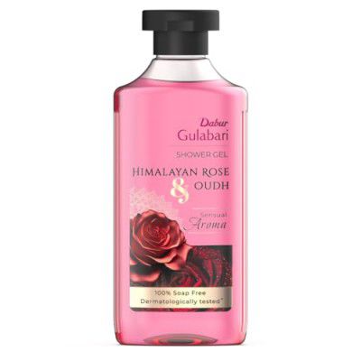 Dabur Gulabari Shower Gel - Himalayan Rose & Oudh - 250ml | Sensual Aroma| Luxurious body wash| Radiant Rose glow