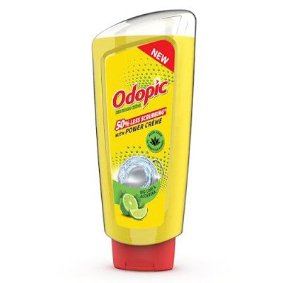 DABUR Odopic Dishwash Creme Lime - 750Ml (Liquid Gel)