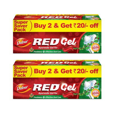 Dabur Red Gel 300g + 300g (Pack of 2) - 600g