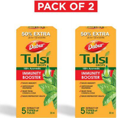 Dabur Tulsi Drops (Pack of 2)