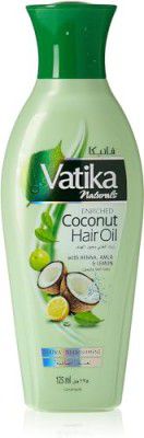 Dabur Vatika Enriched Coconut Hair Oil - 300ml| Controls Hair Fall | Fights Dandruff | Prevents Damage | For Strong, Thick & Shiny Hair