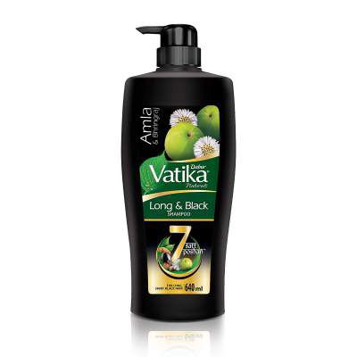 Dabur Vatika Long & Black Shampoo - 640ml