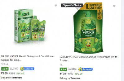 Dabur Vatika Shampoo Up to 67% off