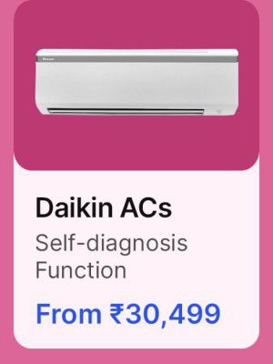 Daikin ACs from ₹30499 in Flipkart Big Billion Days Sale.