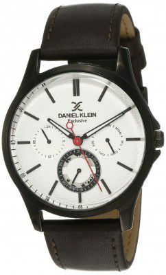 Daniel Klein Analog Silver Dial Mens Watch-DK12118-6