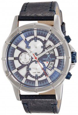 Daniel Klein Analog Silver Dial Mens Watch-DK11474-4