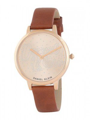 Daniel KleinWomen Dial & Leather Straps Analogue Watch DK 1 12766-3