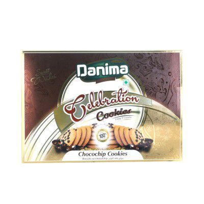 Danima Celebration Choco Chip Cookies • Original Danish Recipe, Gift Box,10.5 oz / 300 g