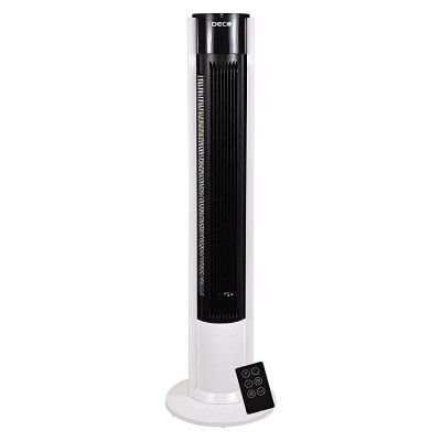 DECO Majesty Indoor Tower Fan with Touch Remote (Black and White 40 W)