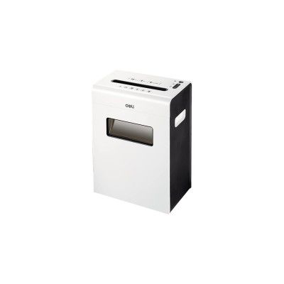 DELI E9921-EU Cross Cut Paper Shredder with 6 Sheets Capacity and 16L BIN