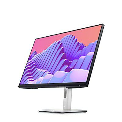 Dell P2722H FHD Monitor 1920 x 1080 Pixels, IPS Panel, 3-Year Warranty, Low Blue Light Technology, 3-Sided bezelless, HDMI, VGA, DP & & USB Ports, Pivot(Rotation), Swivel, Tilt and HAS, AMD FreeSync