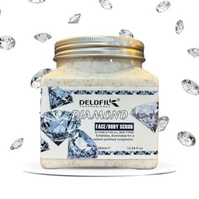 DELOFIL Diamond Face & Body Scrub (380 ml)