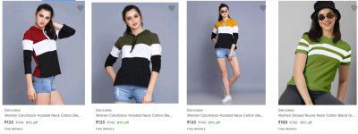 Denzolee Women's T-Shirts Upto 81% Off | Start at Rs.135