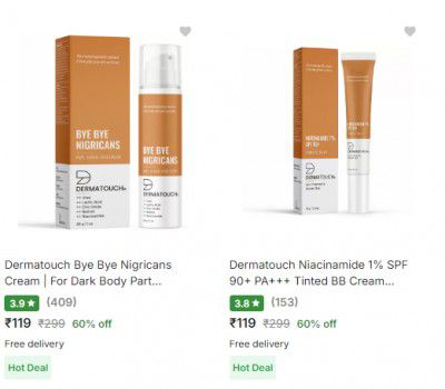 Dermatouch Face Cream And Gel Starting @ ₹99