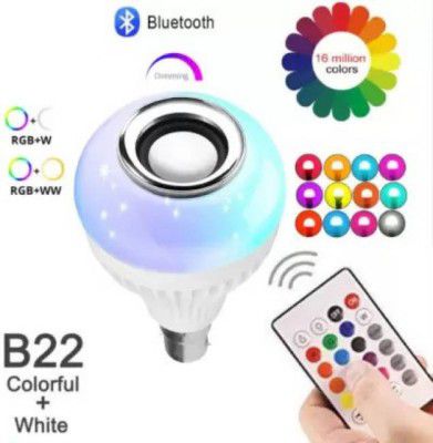 Desidiya 12 W Decorative B22 Night Bulb (Multicolor)