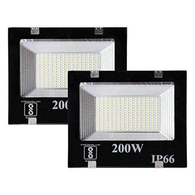 Desidiya 200 Watt Ultra Thin Slim IP66 LED Flood Light Outdoor Light (Pack of 2)