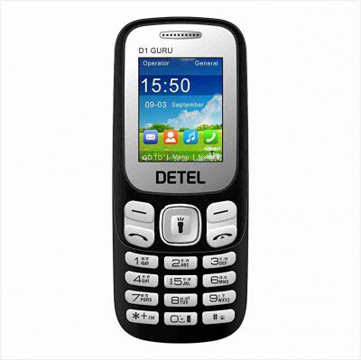 DETEL D1 Guru Mobile (Black Silver)