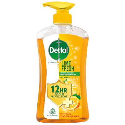 Dettol Body Wash and Shower Gel for Women and Men, Lime Fresh - 500ml | Soap-Free Bodywash | 12h Odour Protection