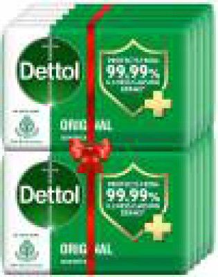 Dettol Original Germ Protection Bathing Soap,(125gm-Packof 10)  (10 x 125 g)