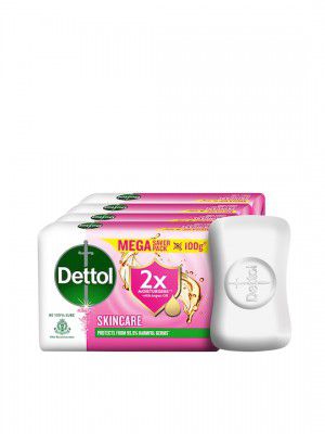 Dettol Set of 4 Skincare Moisturizing Beauty Bathing Soap - 100g each