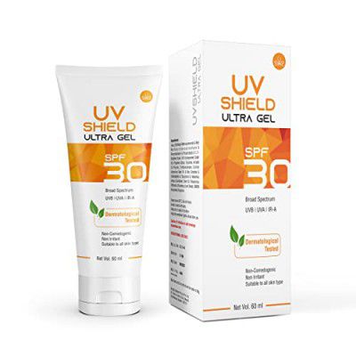 Dextron UV Shield Ultragel SPF 30: Dermatologically Tested Matte Finish Sunscreen (Pack of 2-120ml)