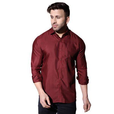 DHRUVI TRENDZ Men's Regular Fit Shirt