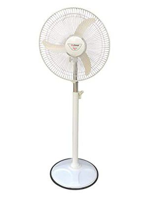 DIGISMART High Speed 2400 RPM 400mm Bullet Pedestal Fan (Ivory)