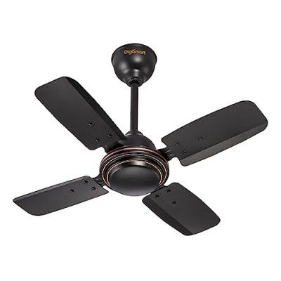 DIGISMART High Speed 850 RPM Uphaar 4 Blades (600MM) Anti DUST Coating Ceiling Fan Smoke Brown - 2 Year Warranty (Uphaar Brown)