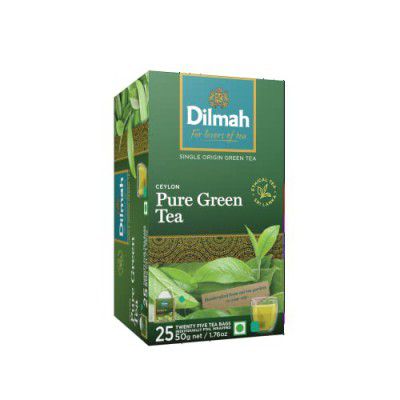 Dilmah Pure Ceylon Green Tea, 25 Tea Bags