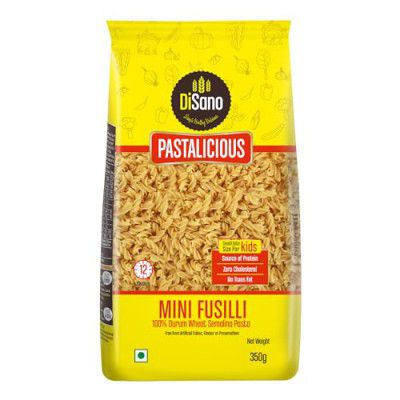 DiSano Pastalicious Mini Fusilli, Ideal Bite Size for Kids, 350g