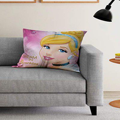 Disney- Athom Living- Princess- Cinderella- Kids- Cushion Cover- 40x40cm (16"x16") (M1)