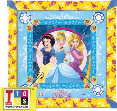 DISNEY Princess Carrom & Ludo 20x20 size 2-in-1  