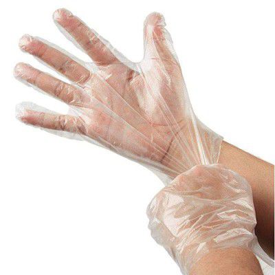 Disposable Transparent Clear Plastic Hand Gloves