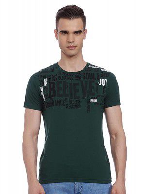 Dixcy Scott Mens Trendy crew neck Tee with Typography print