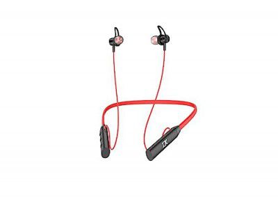 DK NAV-Buds 2 in-Ear Wireless Bluetooth Neckband with ENC Technology 30-Hours Backup (RED-Edition)