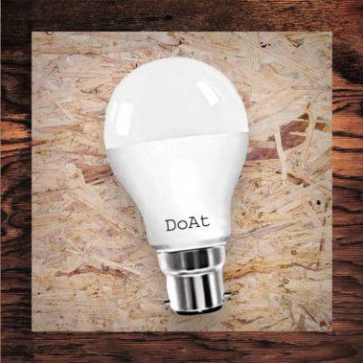 Doat 9 W Round B22 LED Bulb  (White)