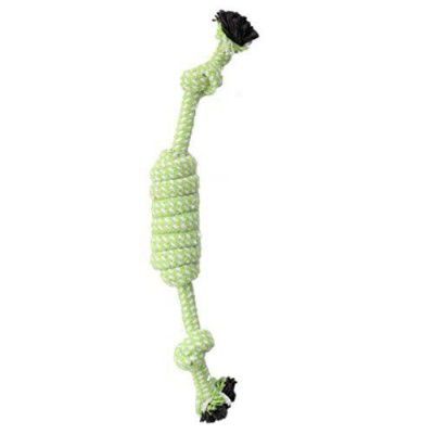 Dogista Durable TOFFE Knotted Cotton Rope Toys for Teeth Cleaning and Chewing, Small & Medium Dog/Cat/Puppy (Multicolour).