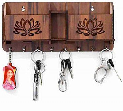 Double Kamal Wooden Key Holder for Home || Office Decor