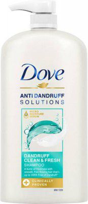 DOVE Clean & Fresh Hair Shampoo to Prevent Dandruff (1 L)