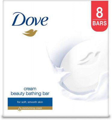 DOVE Cream Beauty Bar - Soft, Smooth, Moisturised Skin  (8 x 125 g)