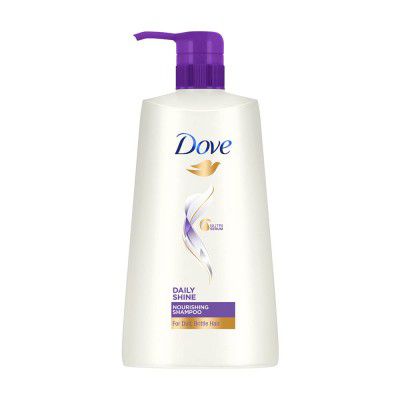 Dove Daily Shine Shampoo 650 ml, For Damaged or Frizzy Hair