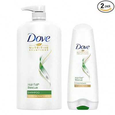 Dove Hair Fall Rescue Shampoo 1 Litre + Conditioner 175ml Combo  