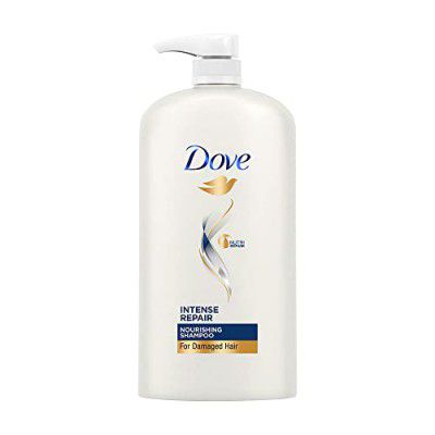 Dove Intense Repair Shampoo 1 L, Repairs Dry and Damaged Hair